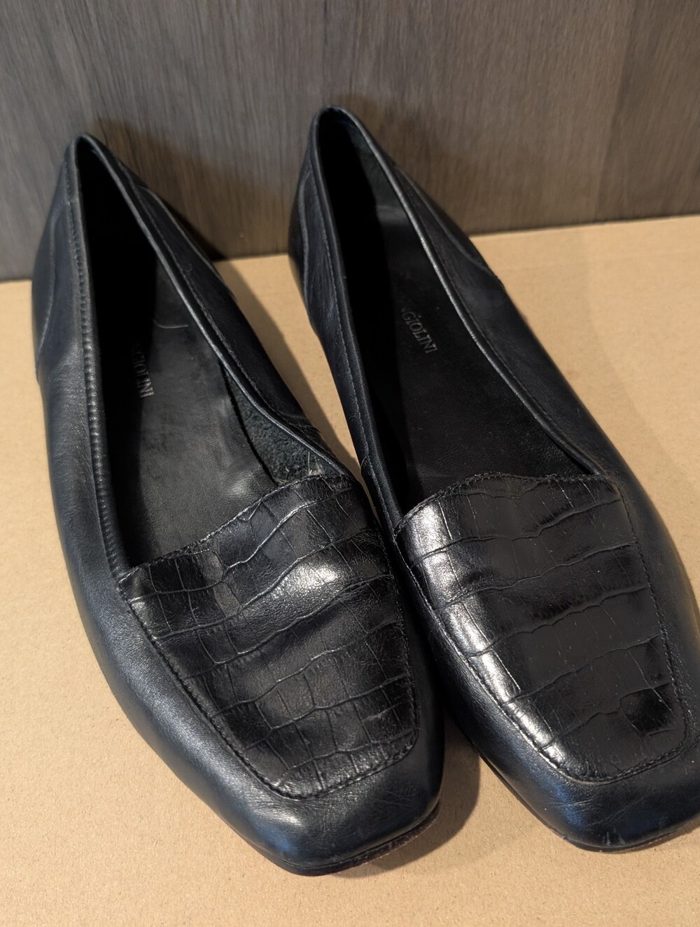 Enzo Angeolini Vintage Loafers Sz 9 Leather Slip On Flats Women's 9M Career
